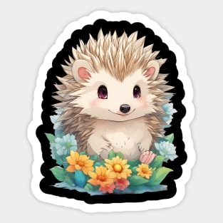 Prickly Paws Baby Hedgehog Sticker